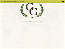 Tablet Screenshot of greciangardens.net